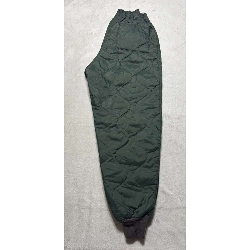USAF CWU-9/P Flyers Liner Trousers Men's Medium Green Quilted Military Pants VTG